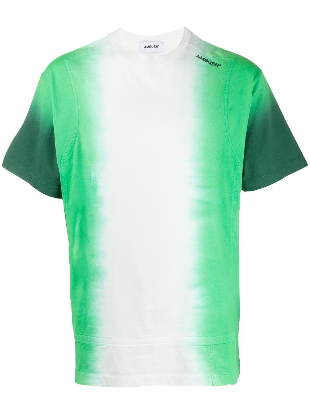 short sleeve gradient print T-shirt by AMBUSH