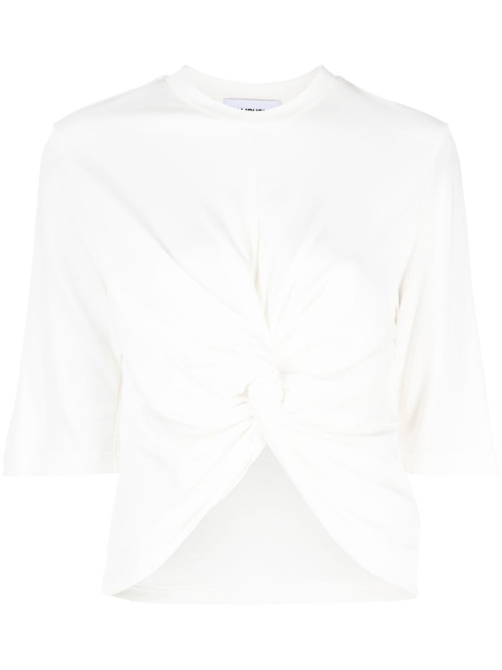 short-sleeved gathered T-shirt by AMBUSH