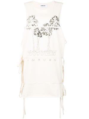 sleeveless tie T-shirt by AMBUSH