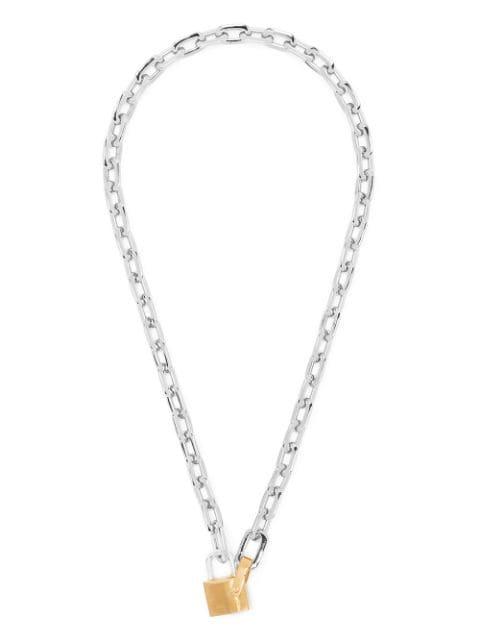 small-padlock chain necklace by AMBUSH