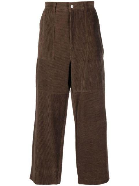 straight-leg corduroy trousers by AMBUSH