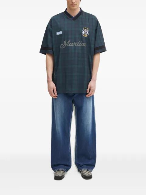 two-tone panelled jeans by AMBUSH