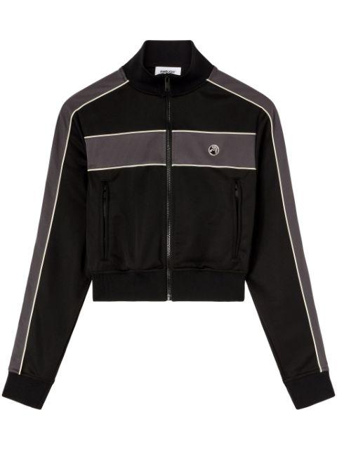 zip-up striped sweatshirt by AMBUSH
