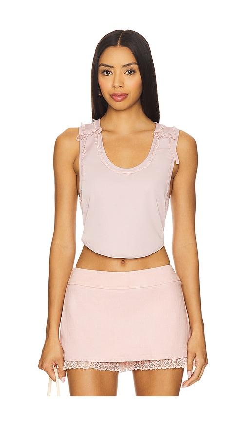 Amelie Teje Cruz Cami in Pink by AMELIE TEJE