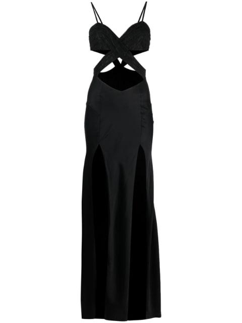 chantilly-lace cut-out gown by AMEN