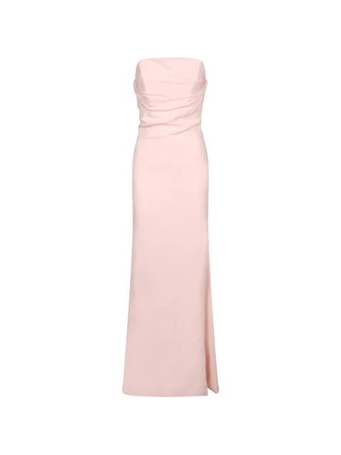 draped bustier maxi dress by AMEN