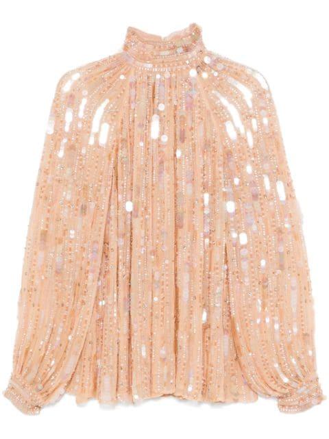 sequinned blouse by AMEN