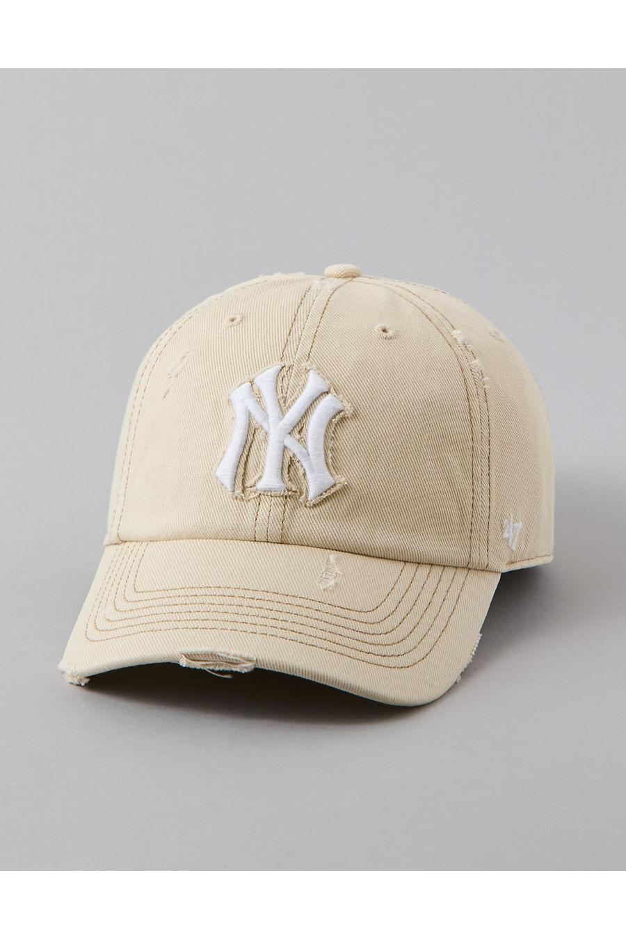 '47 Distressed New York Yankees Baseball Hat Men's Tan by AMERICAN EAGLE