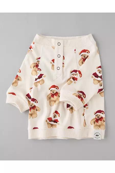 ABO Holiday Teddy Bear Plush Dog PJ Top Women'sulti by AMERICAN EAGLE ABO Holiday Teddy Bear Plush Dog PJ Top Women'sulti by AMERICAN EAGLE