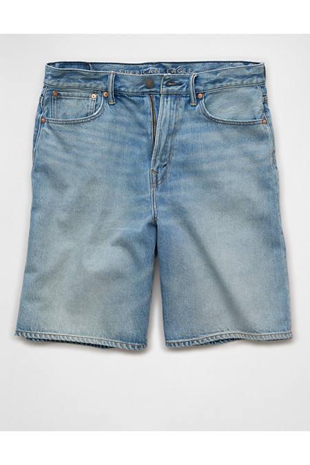 AE 10 Baggy Jort Men's Light Wash by AMERICAN EAGLE