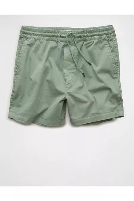 AE 5" Lived-In Trekker Short Men's Willow Green by AMERICAN EAGLE