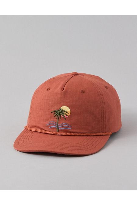 AE 5-Panel Hat Men's Tropical Coral One Size by AMERICAN EAGLE
