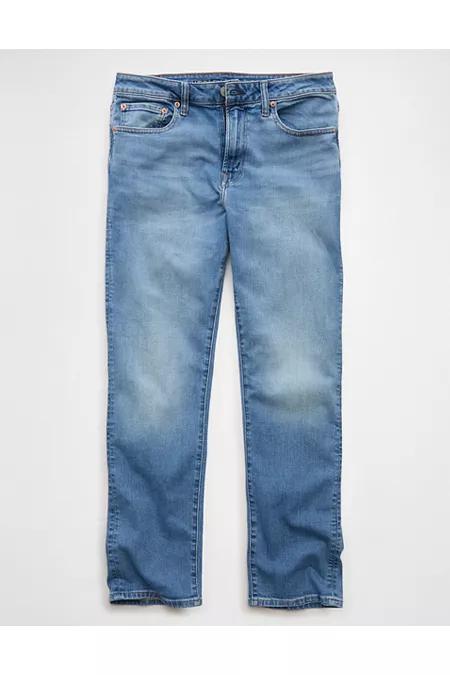 AE AirFlex+ Original Straight Jean Men's Bright Blue by AMERICAN EAGLE