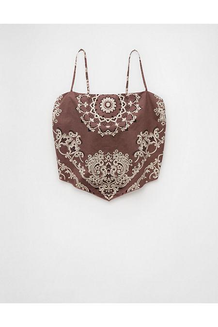 AE Bandana Top Women's Mauve by AMERICAN EAGLE AE Bandana Top Women's Mauve by AMERICAN EAGLE