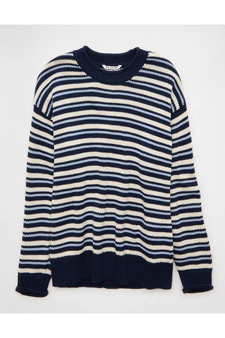 AE Big Hug Oversized Sweater Women's Blue by AMERICAN EAGLE