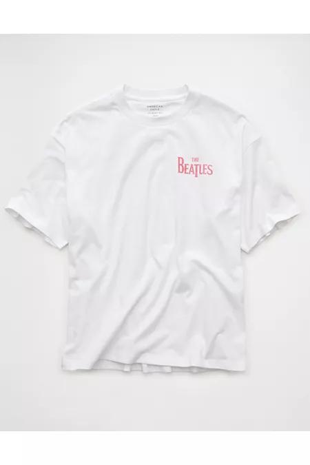 AE Boxy The Beatles Graphic T-Shirt Men's White by AMERICAN EAGLE AE Boxy The Beatles Graphic T-Shirt Men's White by AMERICAN EAGLE