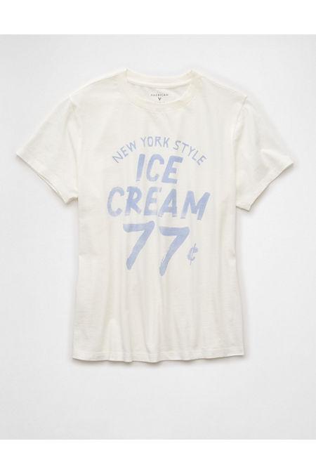 AE Classic Food Graphic T-Shirt Women's Bright White by AMERICAN EAGLE
