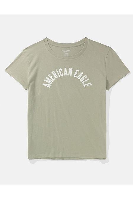 AE Classic Graphic Tee Women's Olive XXS by AMERICAN EAGLE