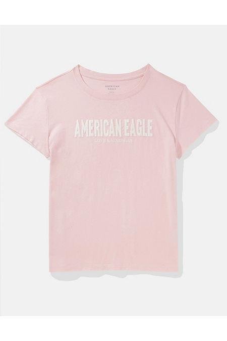 AE Classic Graphic Tee Women's Pink XXS by AMERICAN EAGLE