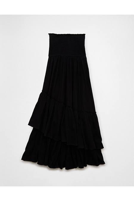 AE Convertible Knit Midi Dress Women's Black L by AMERICAN EAGLE