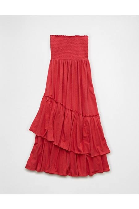 AE Convertible Knit Midi Dress Women's Coral XXL by AMERICAN EAGLE