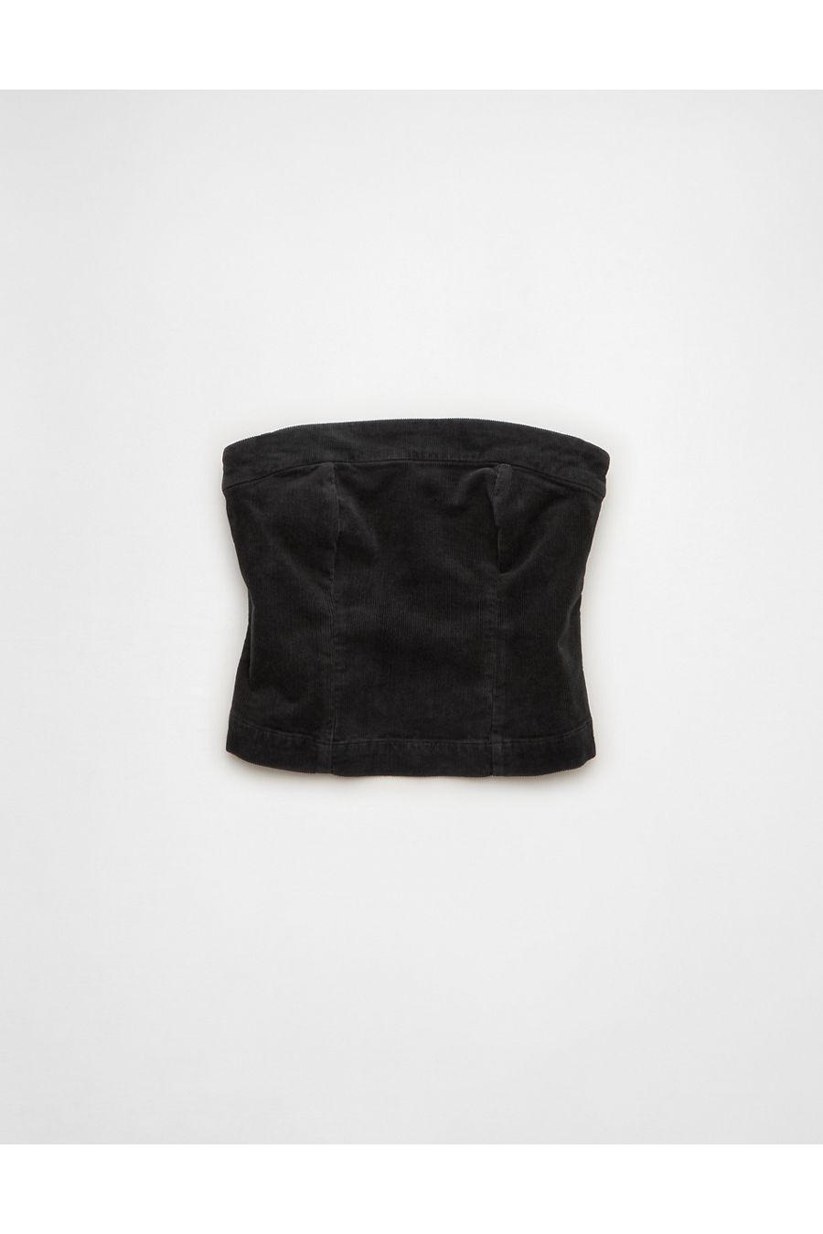 AE Corduroy Tube Top Women's Onyx Black by AMERICAN EAGLE AE Corduroy Tube Top Women's Onyx Black by AMERICAN EAGLE