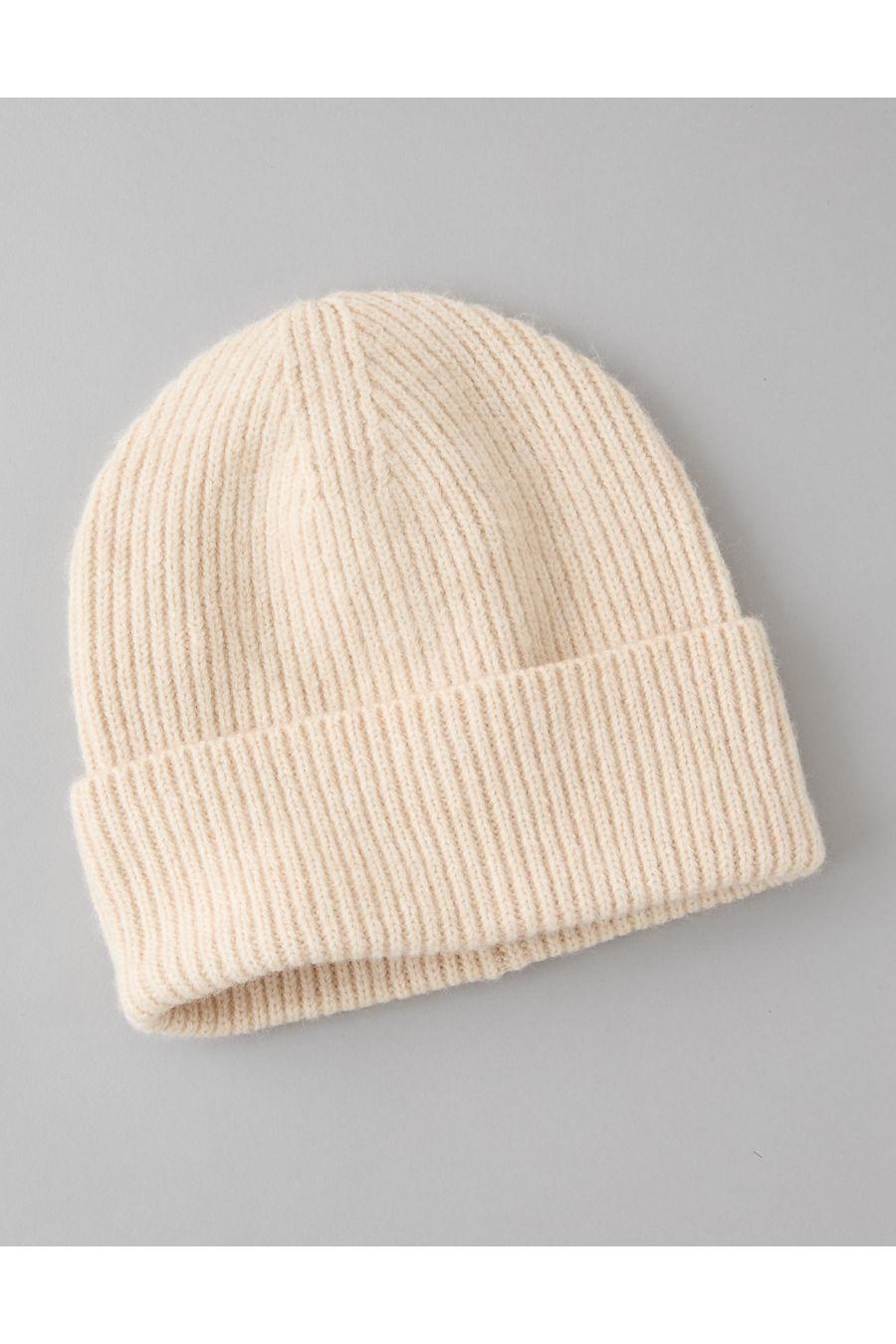 AE Cozy Ribbed Beanie Women's Beige by AMERICAN EAGLE AE Cozy Ribbed Beanie Women's Beige by AMERICAN EAGLE
