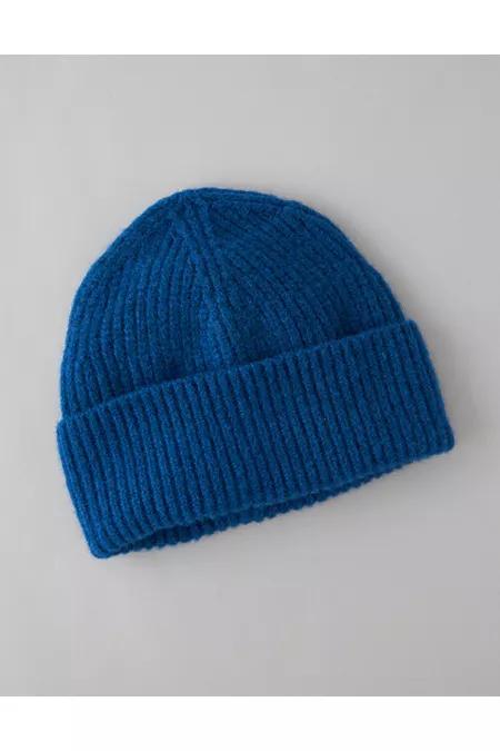 AE Cozy Shaker Stitch Beanie Men's Blue by AMERICAN EAGLE