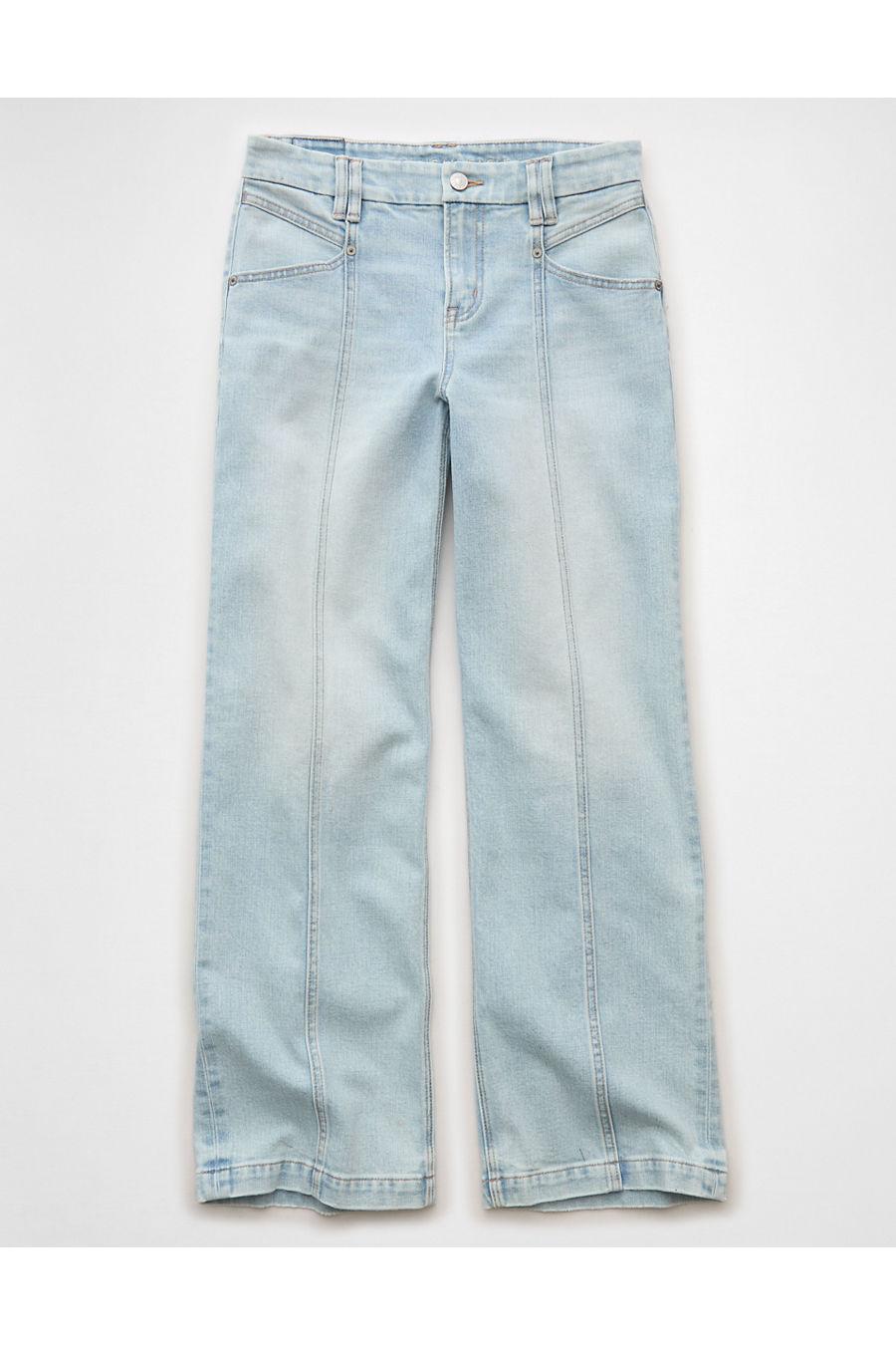 AE Curvy High-Waisted Stovepipe Jean Women's Faded Light by AMERICAN EAGLE AE Curvy High-Waisted Stovepipe Jean Women's Faded Light by AMERICAN EAGLE