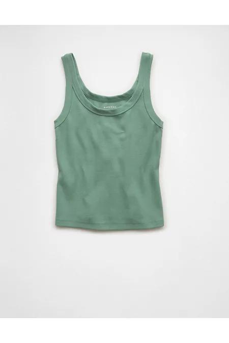 AE Daily Fave Tank Top Women's Dried Sage by AMERICAN EAGLE