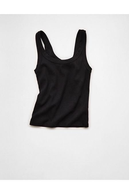 AE Daily Fave Tank Top Women's True Black by AMERICAN EAGLE