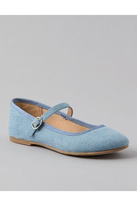 AE Denim Mary Jane Shoes Women's Bluejay 6 by AMERICAN EAGLE