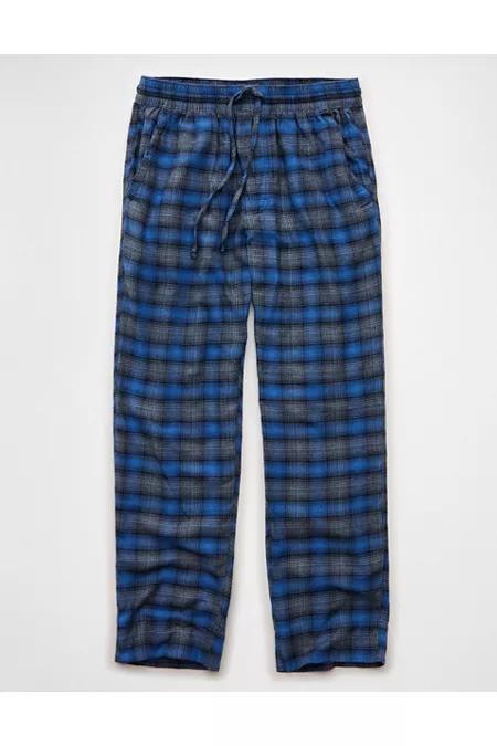 AE Flannel PJ Pant Men's Blue Vibe by AMERICAN EAGLE