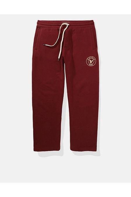 AE Fleece Sweatpant Men's Warm Red M by AMERICAN EAGLE