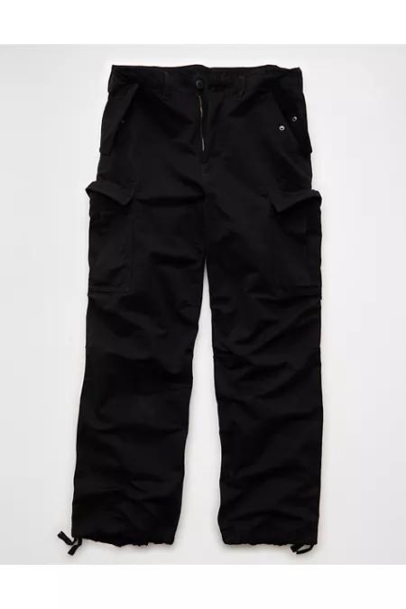 AE Flex Ultra Baggy Cargo Pant Men's Bold Black by AMERICAN EAGLE