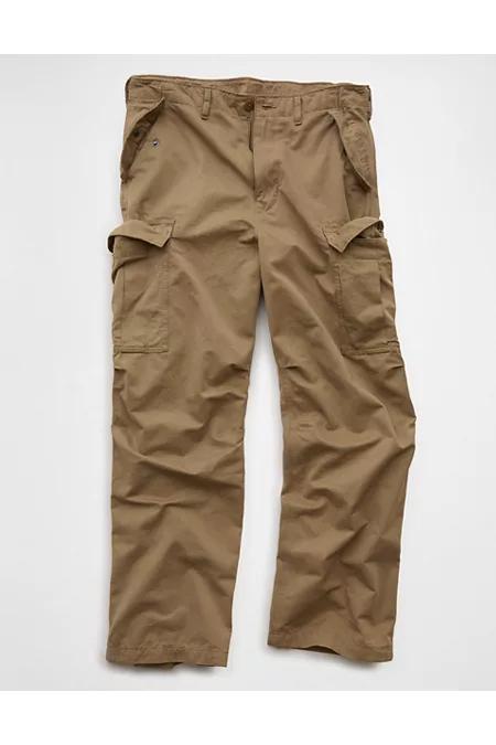 AE Flex Ultra Baggy Cargo Pant Men's Field Khaki by AMERICAN EAGLE