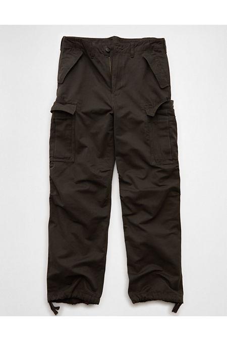 AE Flex Ultra Baggy Cargo Pant Men's Nomad Olive by AMERICAN EAGLE