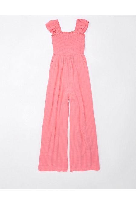 AE Flutter Sleeve Jumpsuit Women's Coral XXS by AMERICAN EAGLE
