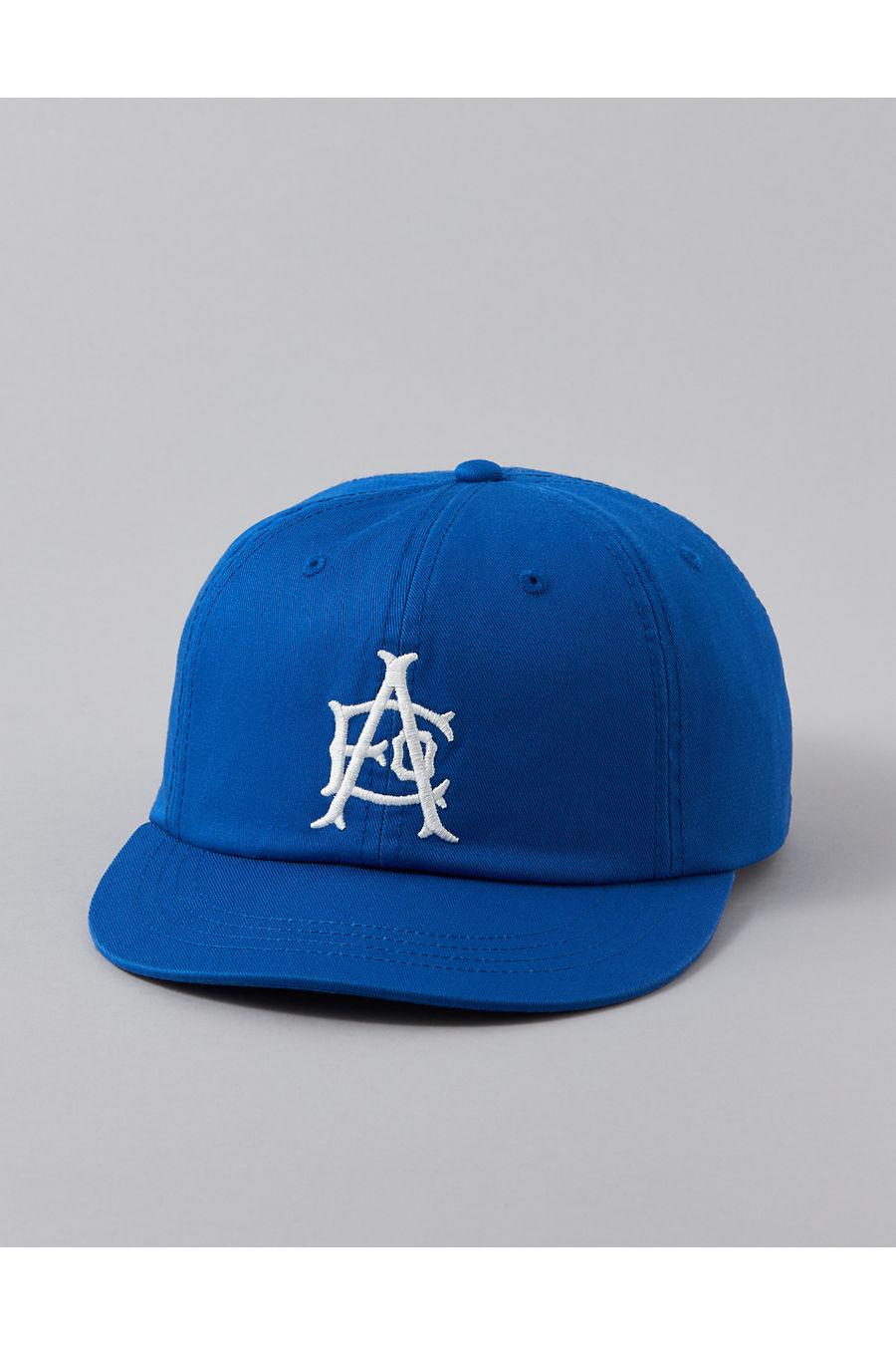 AE Icon Dad Hat Men's Rich Sapphire by AMERICAN EAGLE