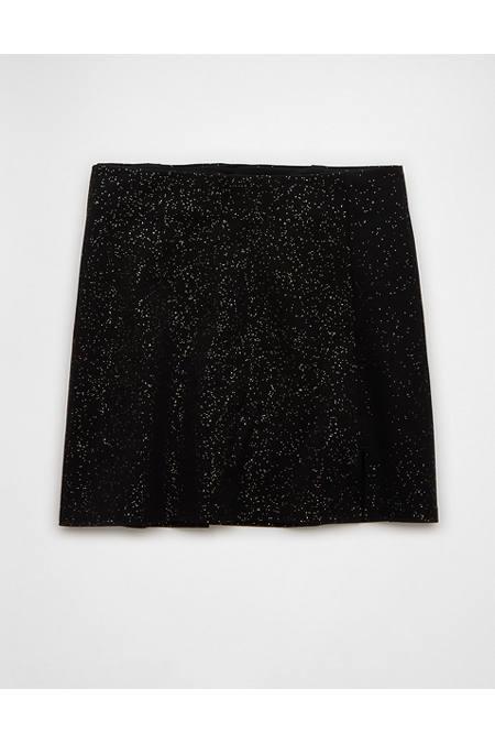 AE It Knit Glitter Skort Women's Black Magic by AMERICAN EAGLE AE It Knit Glitter Skort Women's Black Magic by AMERICAN EAGLE