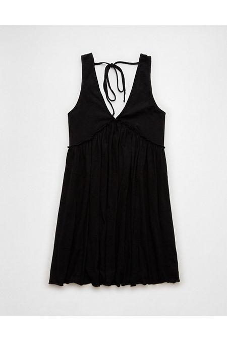 AE Knit Swing Mini Dress Women's Black by AMERICAN EAGLE AE Knit Swing Mini Dress Women's Black by AMERICAN EAGLE