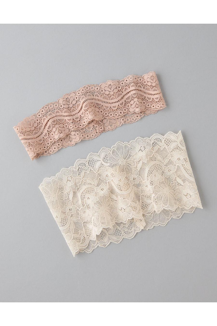 AE Lace Headbands 2-Pack Women's Pink by AMERICAN EAGLE AE Lace Headbands 2-Pack Women's Pink by AMERICAN EAGLE