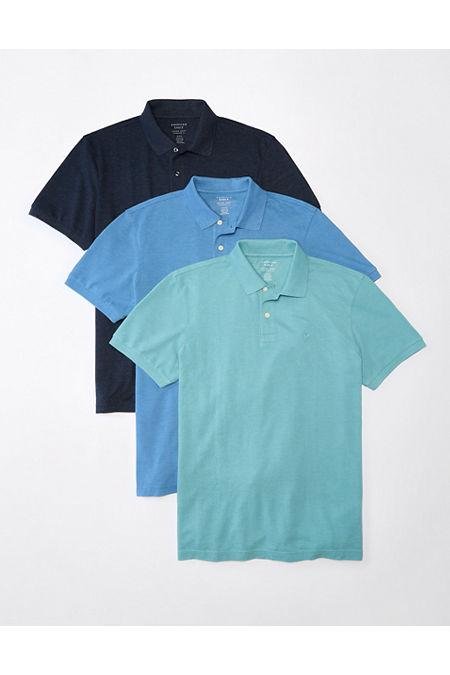 AE Legend Polo Shirt 3-Pack Men's Multi XS by AMERICAN EAGLE