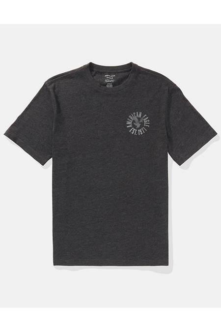 AE Logo Graphic T-Shirt Men's Charcoal XXL by AMERICAN EAGLE