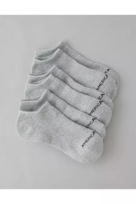 AE Low-Cut Socks 3-Pack Men's Heather Gray by AMERICAN EAGLE AE Low-Cut Socks 3-Pack Men's Heather Gray by AMERICAN EAGLE