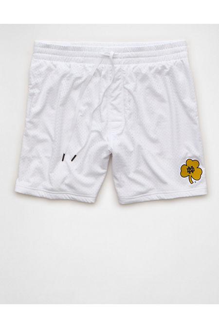 AE Notre Dame Fighting Irish 6" Mesh Loungehort Men's White by AMERICAN EAGLE