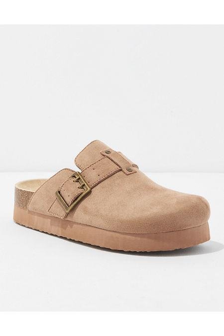 AE Platform Clog Women's Taupe 8 by AMERICAN EAGLE