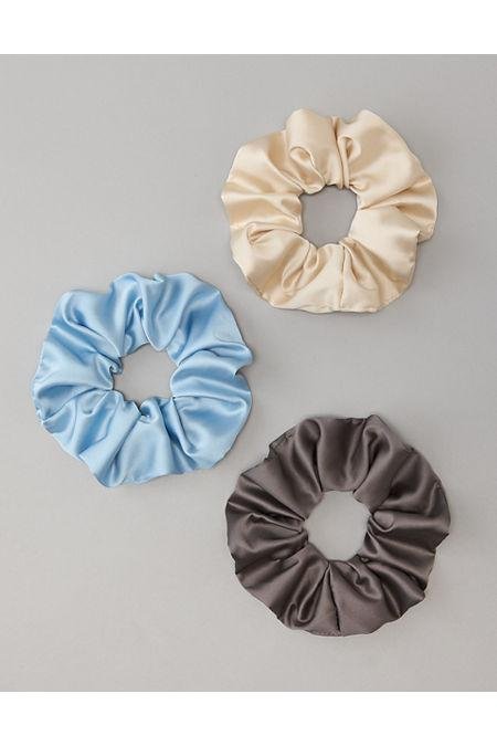 AE Satin Scrunchie 3-Pack Women's Multi One Size by AMERICAN EAGLE