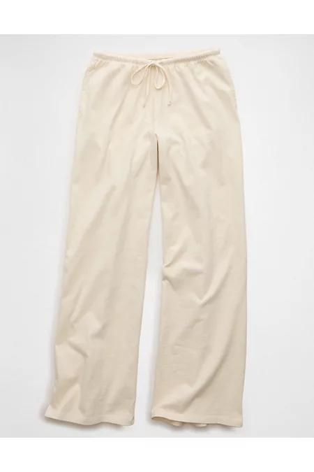 AE Saturday Straight Pant Women's Cream by AMERICAN EAGLE