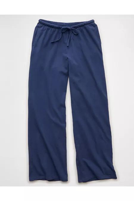 AE Saturday Straight Pant Women's Deep Sea Blue by AMERICAN EAGLE